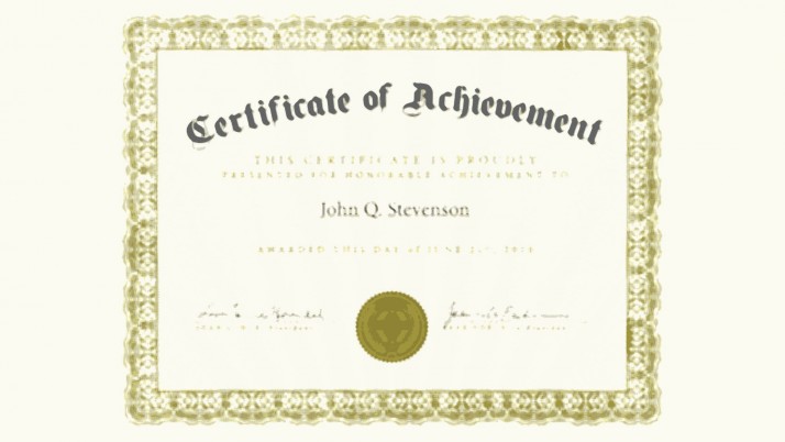 Stone’s Certificate